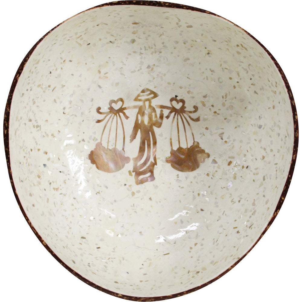 LVD Orient Field 13cm Decorative Coco MOP Bowl Container Home Tabletop Decor Round — image 2