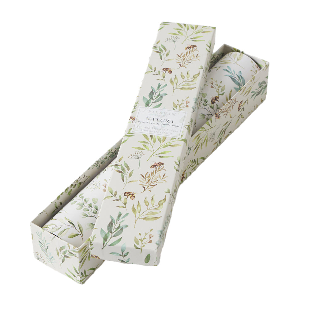 Pilbeam Living Limetta French Pear & Vanilla Scented Drawer Liners 6-Sheets