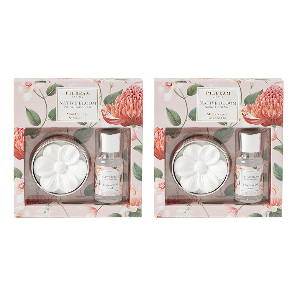 Pilbeam Living Native Bloom Scented Fragrance Disc Gift Set Air Freshener (4 Pieces)
