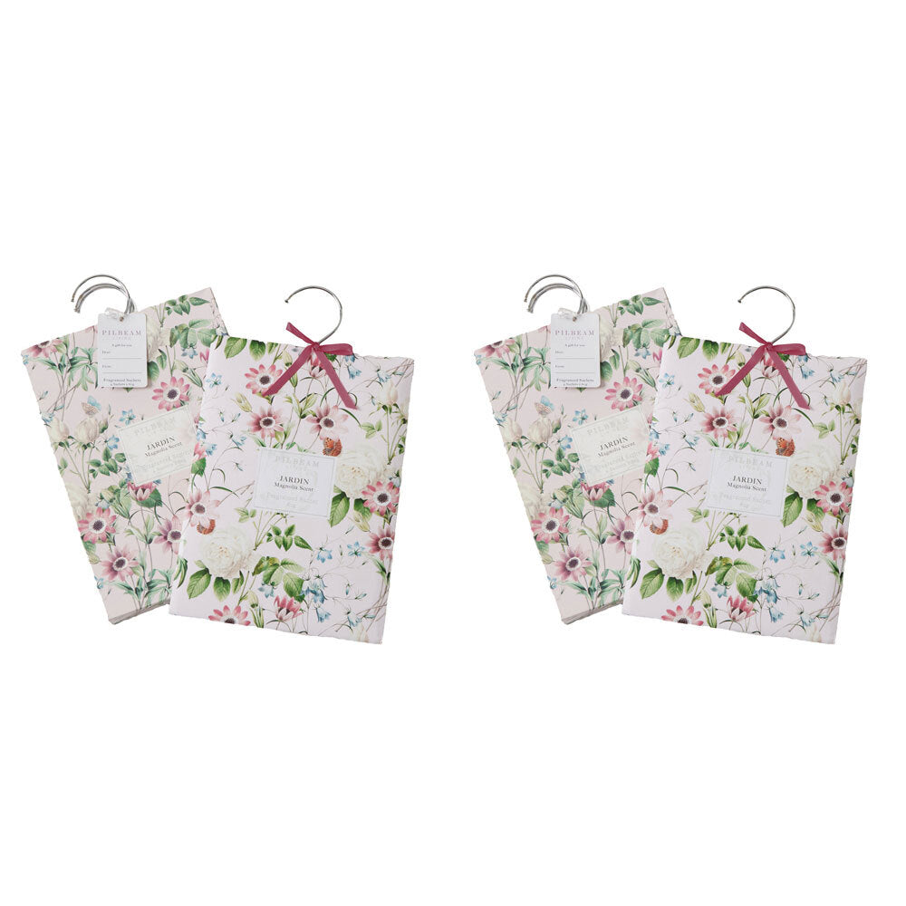 Pilbeam Living 4pc Pilbeam Living Limetta Scented Hanging Sachets Set Home Decor Magnolia (2 Pack)