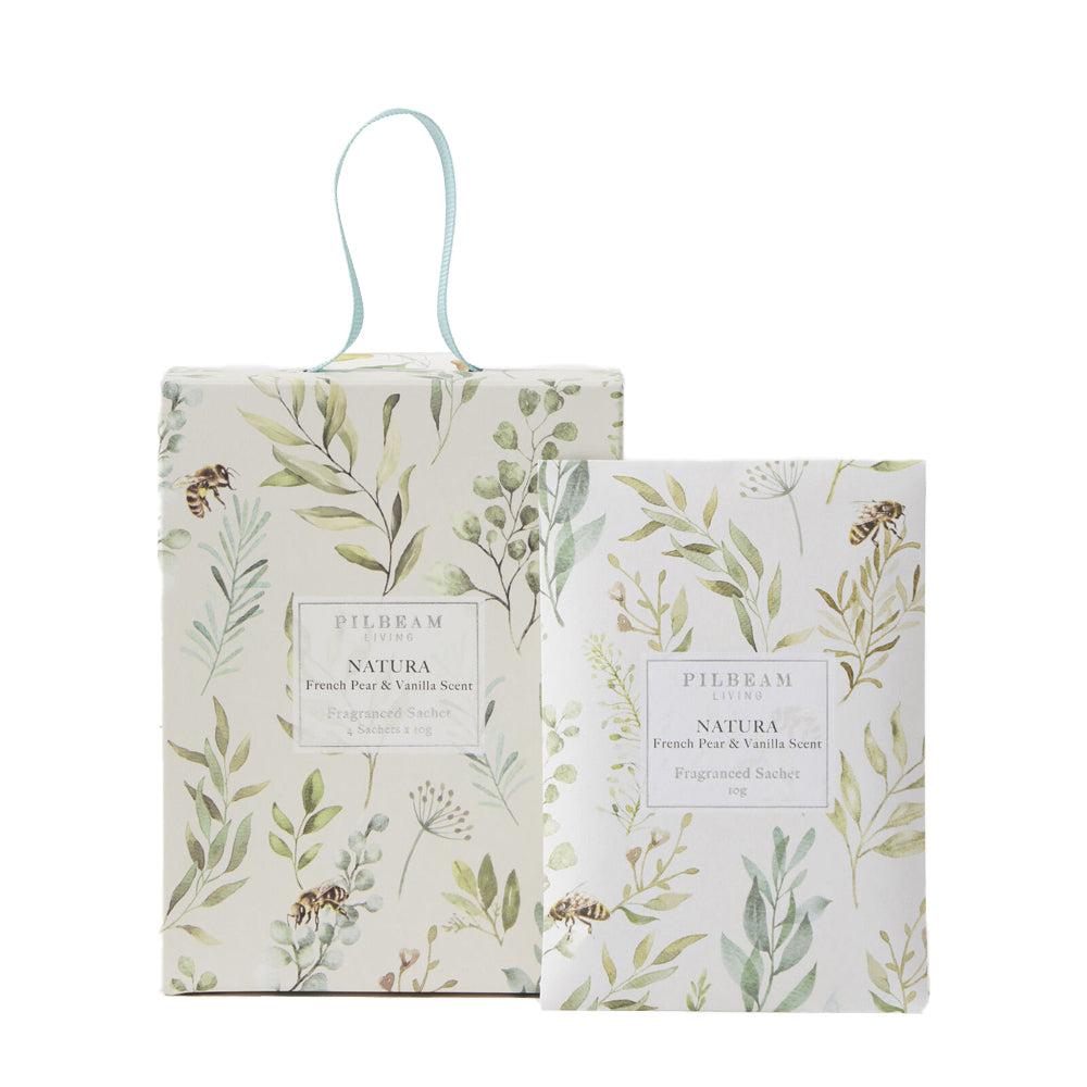 Pilbeam Living Limetta Scented Mini Sachets Set French Pear & Vanilla (4 Pieces)