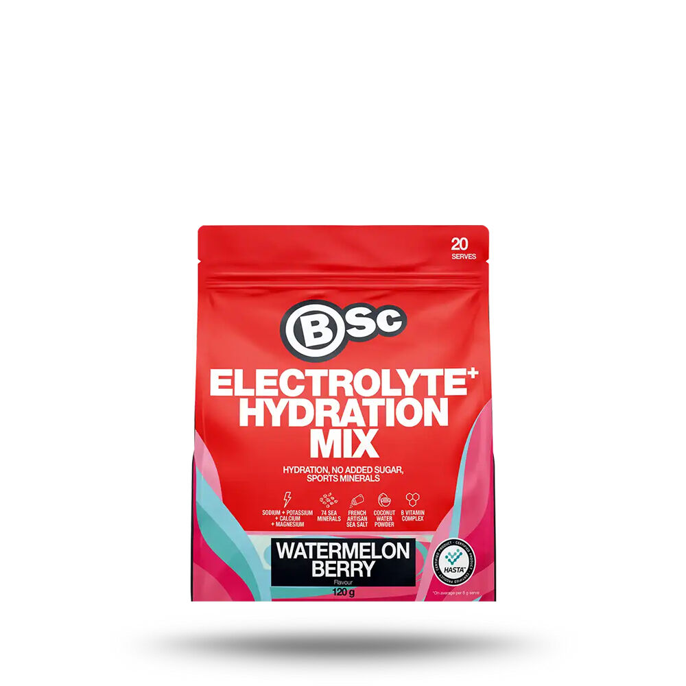 BSc 120g Watermelon Berry Electrolyte+ Hydration Drink Mix 20 Serves
