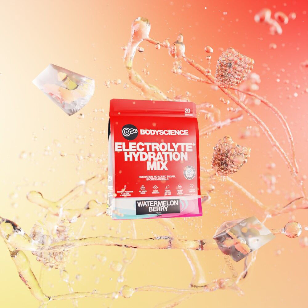 BSc 120g Watermelon Berry Electrolyte+ Hydration Drink Mix 20 Serves — image 2