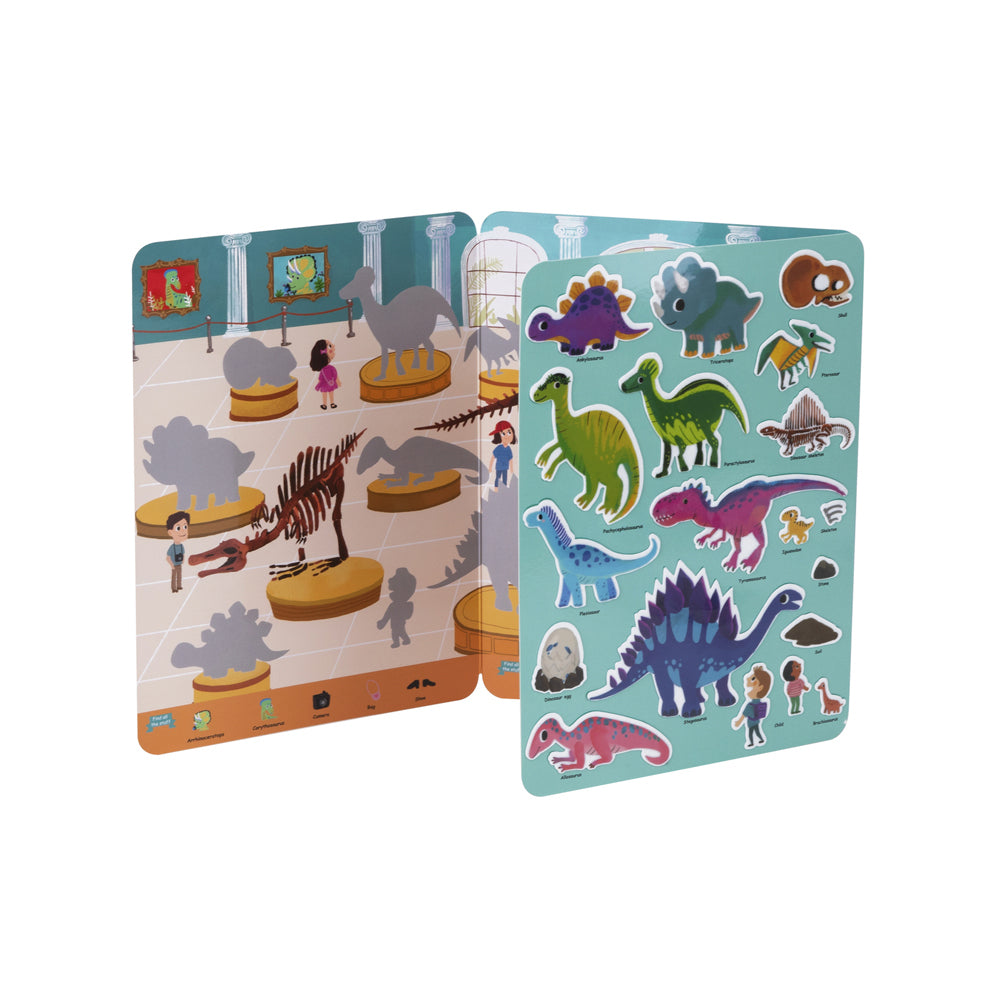 Tooky Toy Silicone Sticker Kids Activity Book Dinosaur Museum 19pcs 3+ — image 5