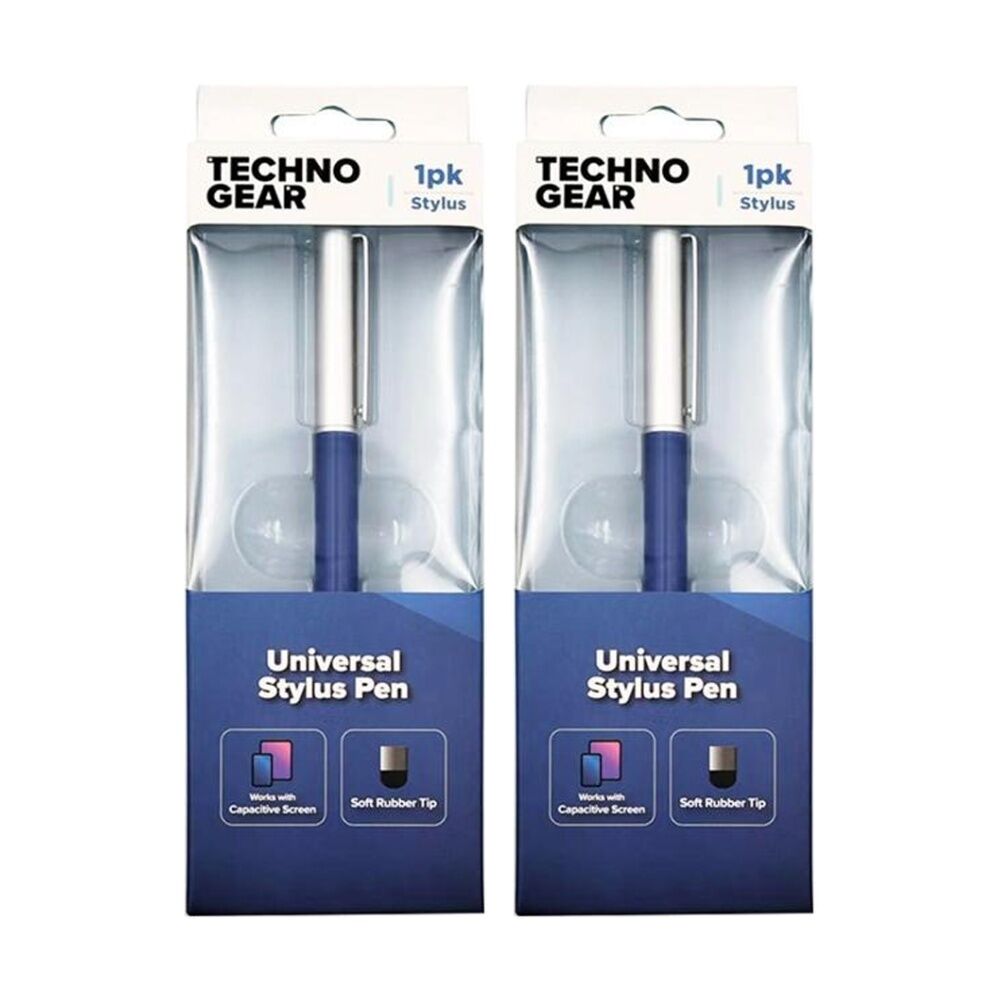 Tgear Universal Stylus Pen Capacitive Screen Compatable Accessory Assorted (2 Pack)