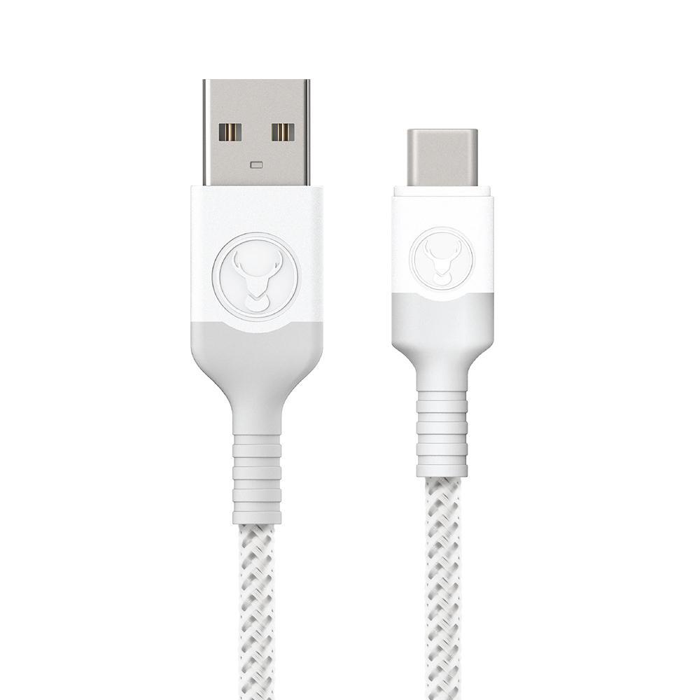 Bon.Elk Bonelk USB to USB-C Cable, Long-Life Series 1.2 m (White/Grey) — image 2