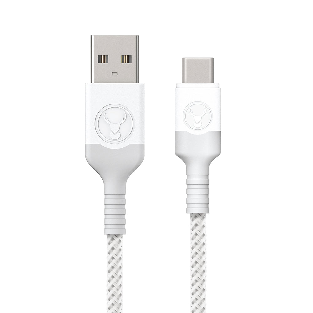 Bon.Elk Bonelk USB to USB-C Cable, Long-Life Series 1.2 m (White/Grey)