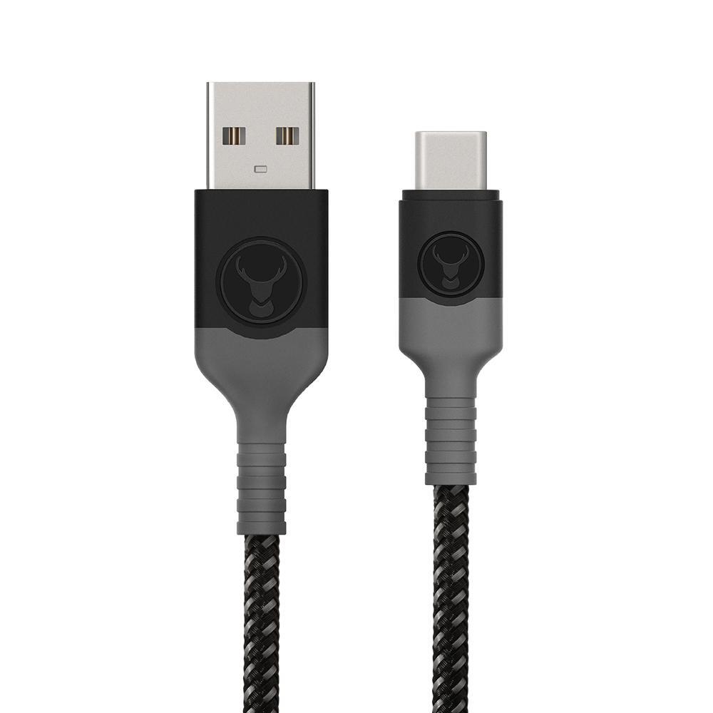 Bon.Elk Bonelk USB to USB-C Cable, Long-Life Series 1.2 m (Black/Grey) — image 2