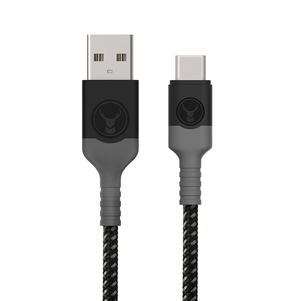 Bon.Elk Bonelk USB to USB-C Cable, Long-Life Series 1.2 m (Black/Grey)