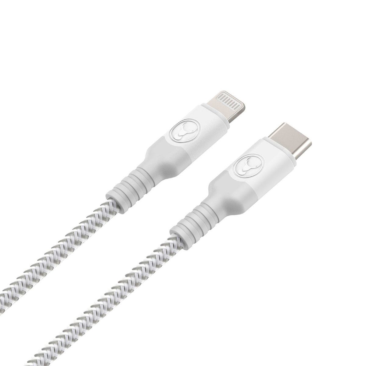 Bon.Elk Bonelk Long-Life USB-C to Lightning Cable (1.2 m) (White/Grey)