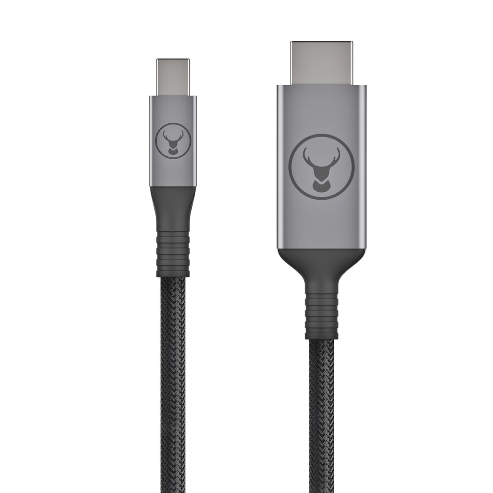 Bon.Elk Bonelk Mini Display Port to HDMI Male Gold Plated 3M Braided Cable Black
