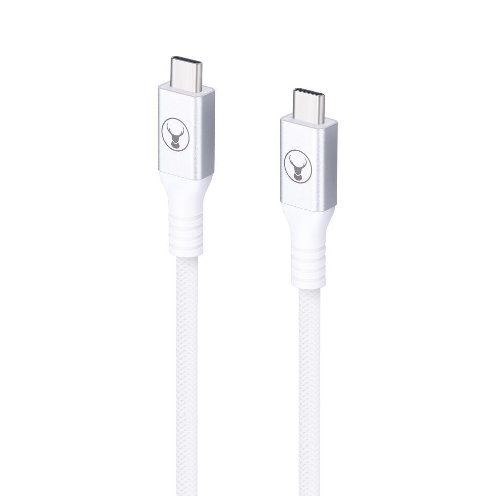 Bon.Elk Bonelk Long-Life 2m USB TypeC to USB-C 20Gbps Cable For Samsung Galaxy S22 White — image 2