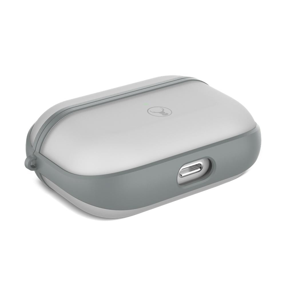 Bon.Elk Edge Case for Apple AirPod Pro Wireless Charge/LED/Drop Proof Cover Grey — image 2