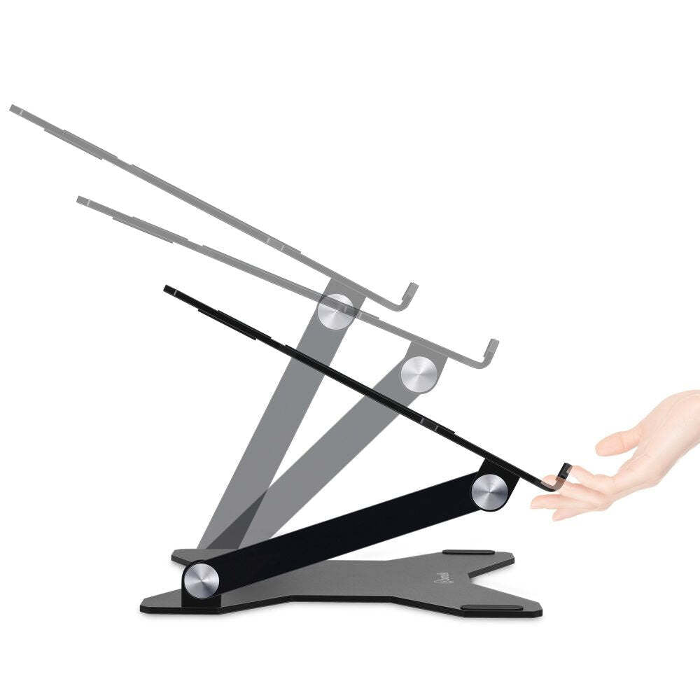 Bon.Elk Bonelk Elevate Flow Foldable Stand Holder Riser For 11-17" Laptop/Notebook Black — image 2