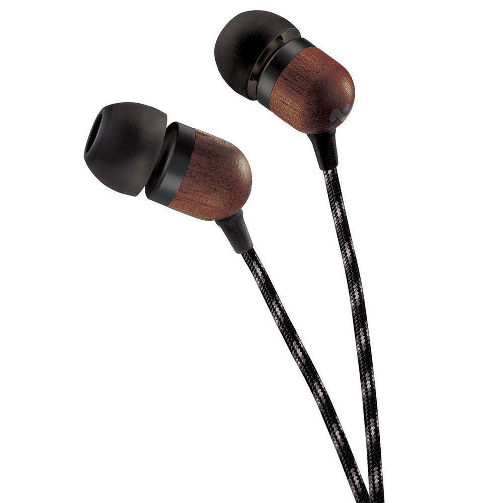 House of Marley EM-JE041-SB Smile Jamaica Wood In-Ear Headset Earphones w/Mic — image 2