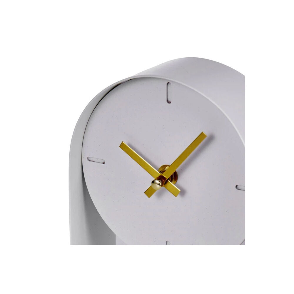 Emporium 20cm White Eaglin Quartz Table Clock Home Decor — image 3