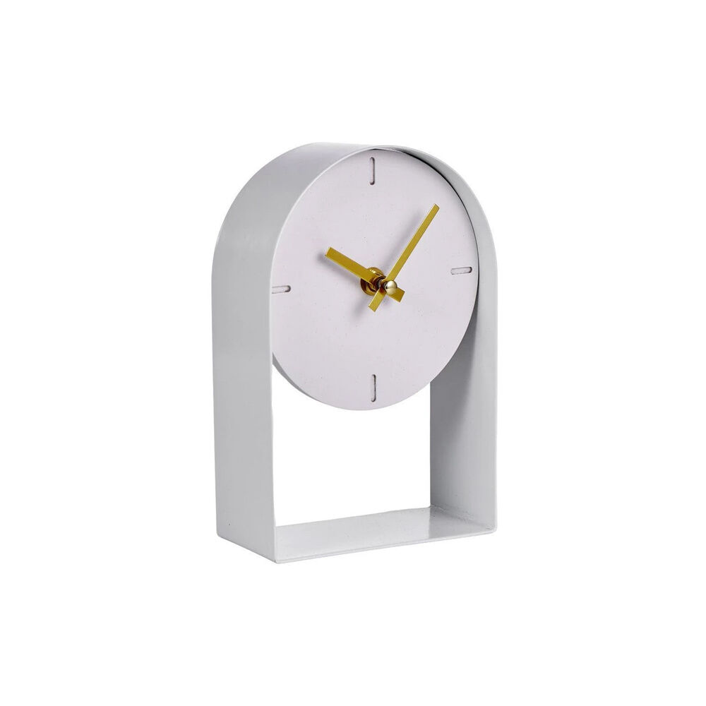 Emporium 20cm White Eaglin Quartz Table Clock Home Decor — image 2