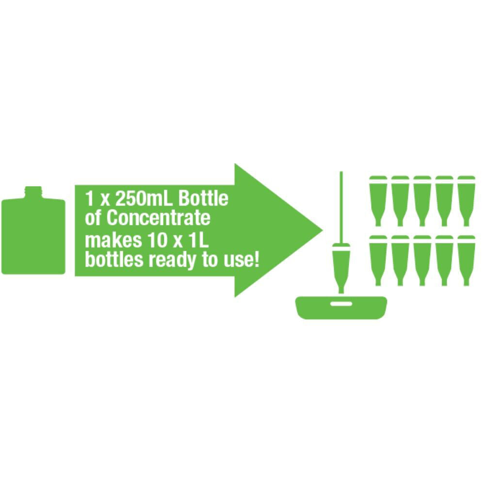 Enzyme Magic No Rinse Floor Cleaner 250ml Concentrate Makes 10L Soap Free (2 Pack) — image 4