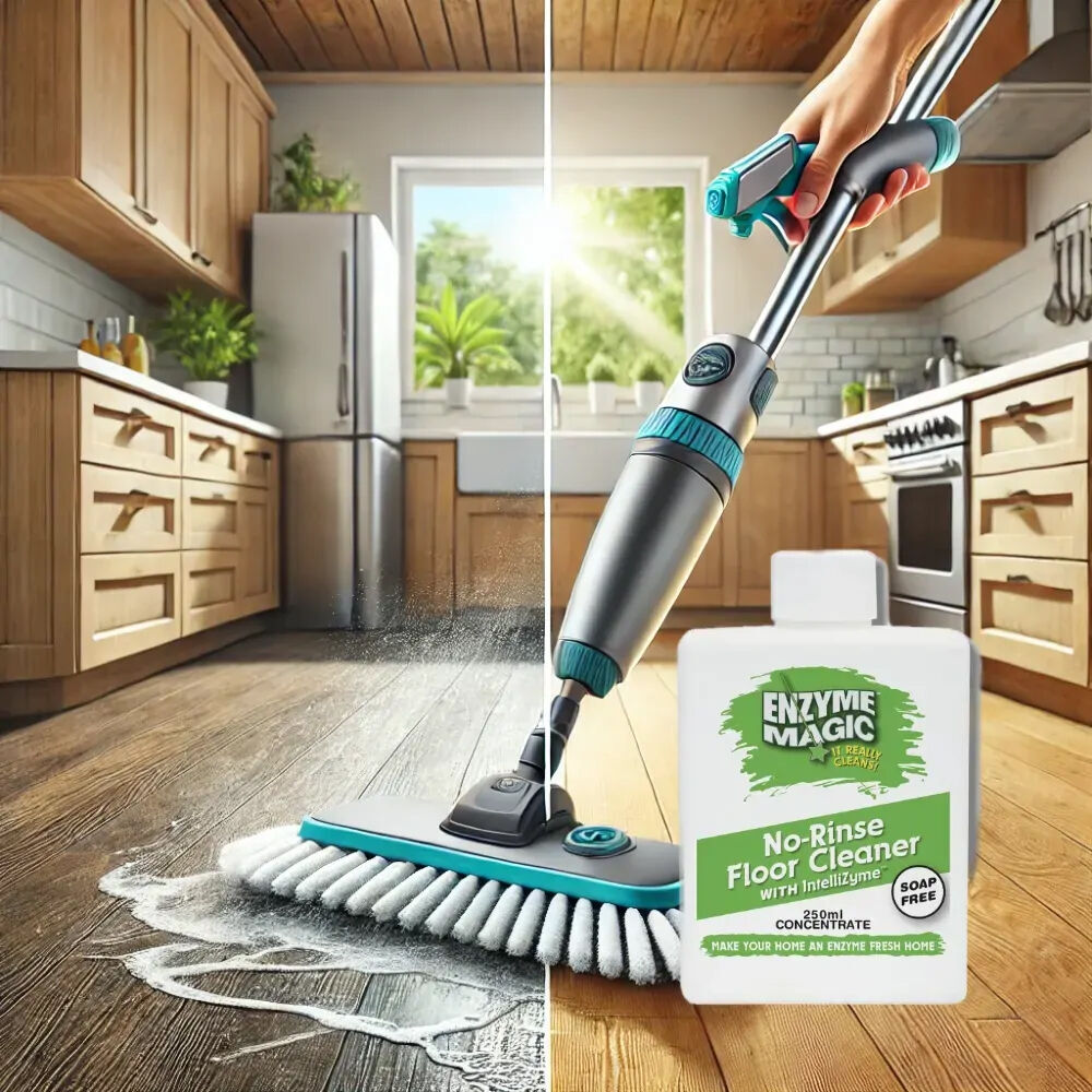 Enzyme Magic No Rinse Floor Cleaner 250ml Concentrate Makes 10L Soap Free (2 Pack) — image 5