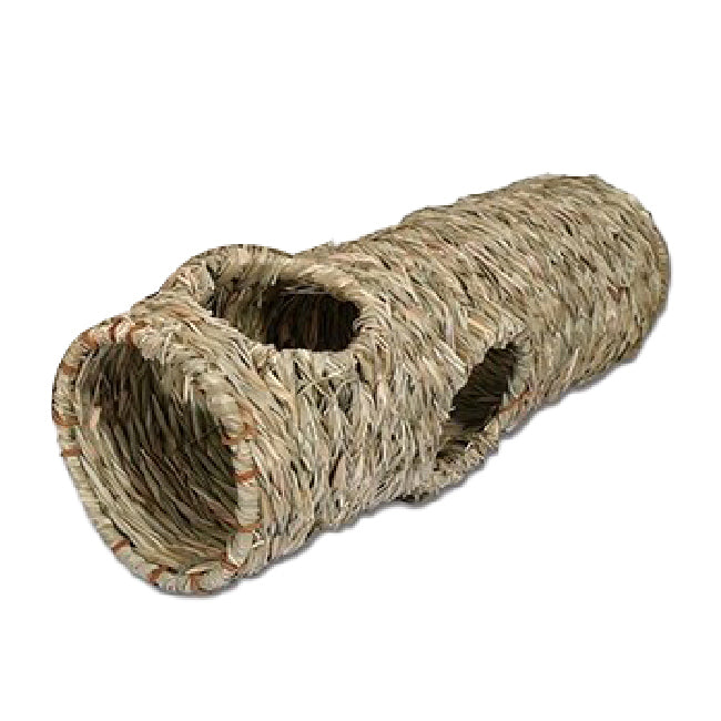 Rosewood 50cm Natural Play Pet Tunnel Medium Woven Hamster Mice/Gerbils Chew Toy