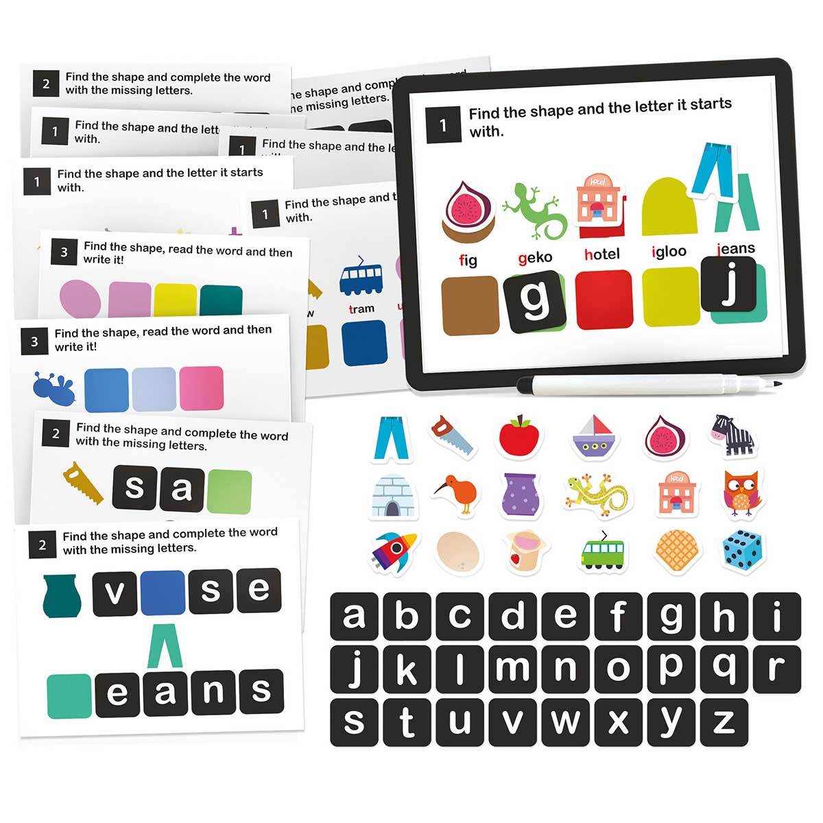 Headu Read & Write Magnetic Lab Kids Educational Fun Play Activity Kit 3-6y — image 2