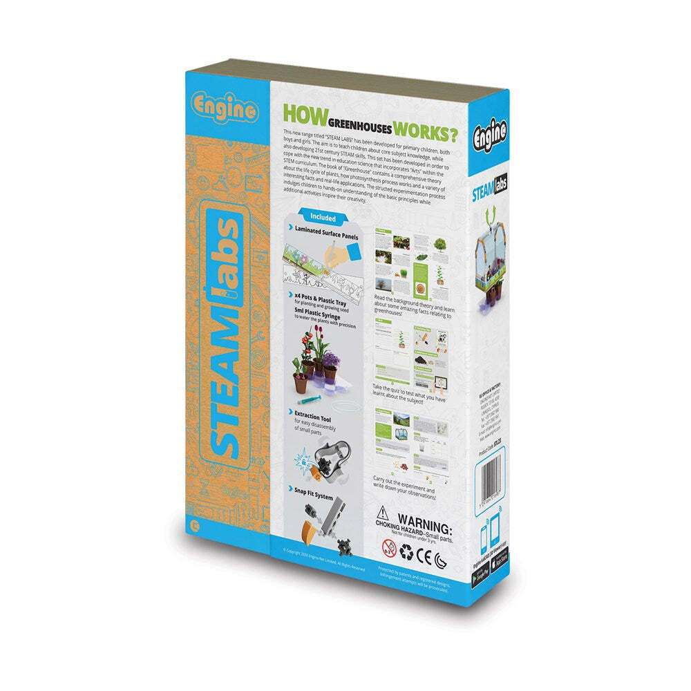 Engino Steam Labs How Greenhouses Work Snap-on Kids Experiment Learning Toy 8y+ — image 2