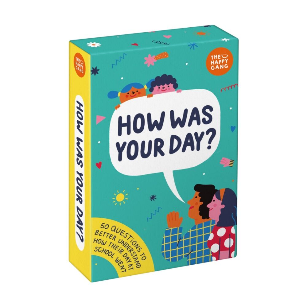 The Happy Gang How Was Your Day Childrens Question Cards 6Y+ (50 Pieces)