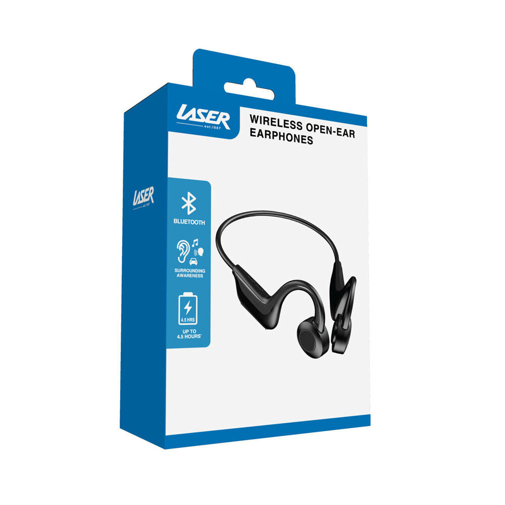 Laser Black Sports Bluetooth Wireless Open Ear Air Conduction Earphones — image 9