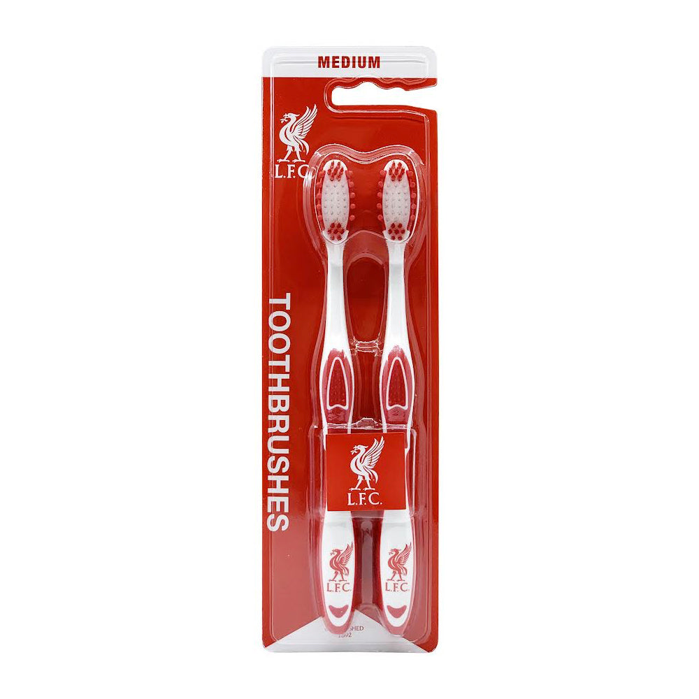 Liverpool Football Club EPL Liverpool F.C. Medium Bristle Toothbrush Dental Teeth Oral Care Hygiene (6 Pieces) — image 2