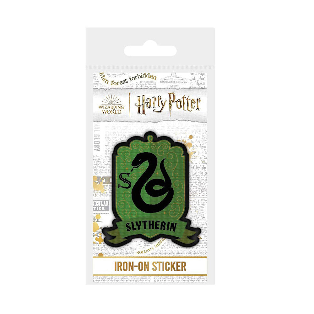 Wizarding World Harry Potter Themed Slytherin Fabric Iron-On Decorative Patch (3 Pack) — image 2