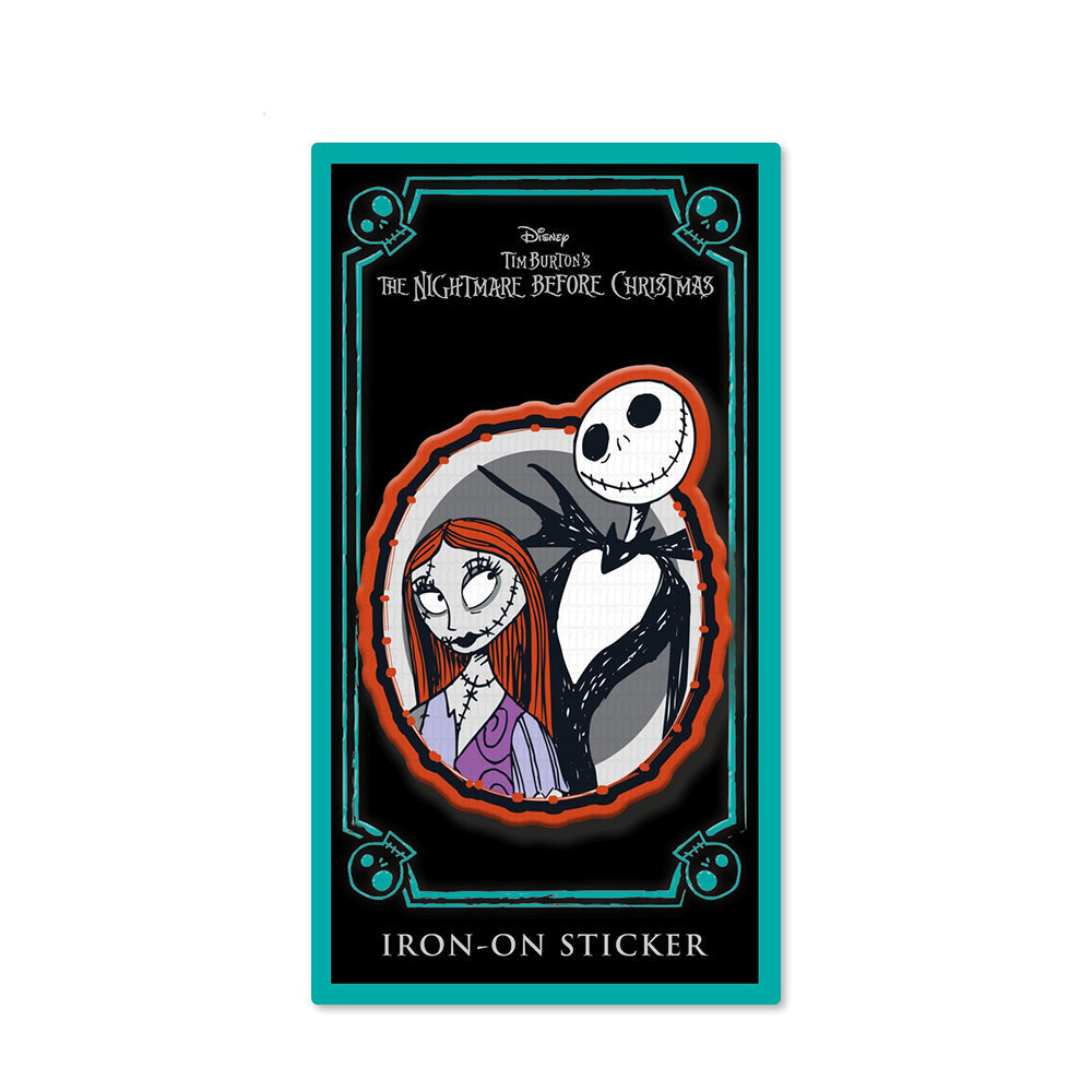 The Nightmare Before Christmas Disney The Nightmare Before Christmas Jack & Sally Fabric Iron-On Patch (3 Pack) — image 2