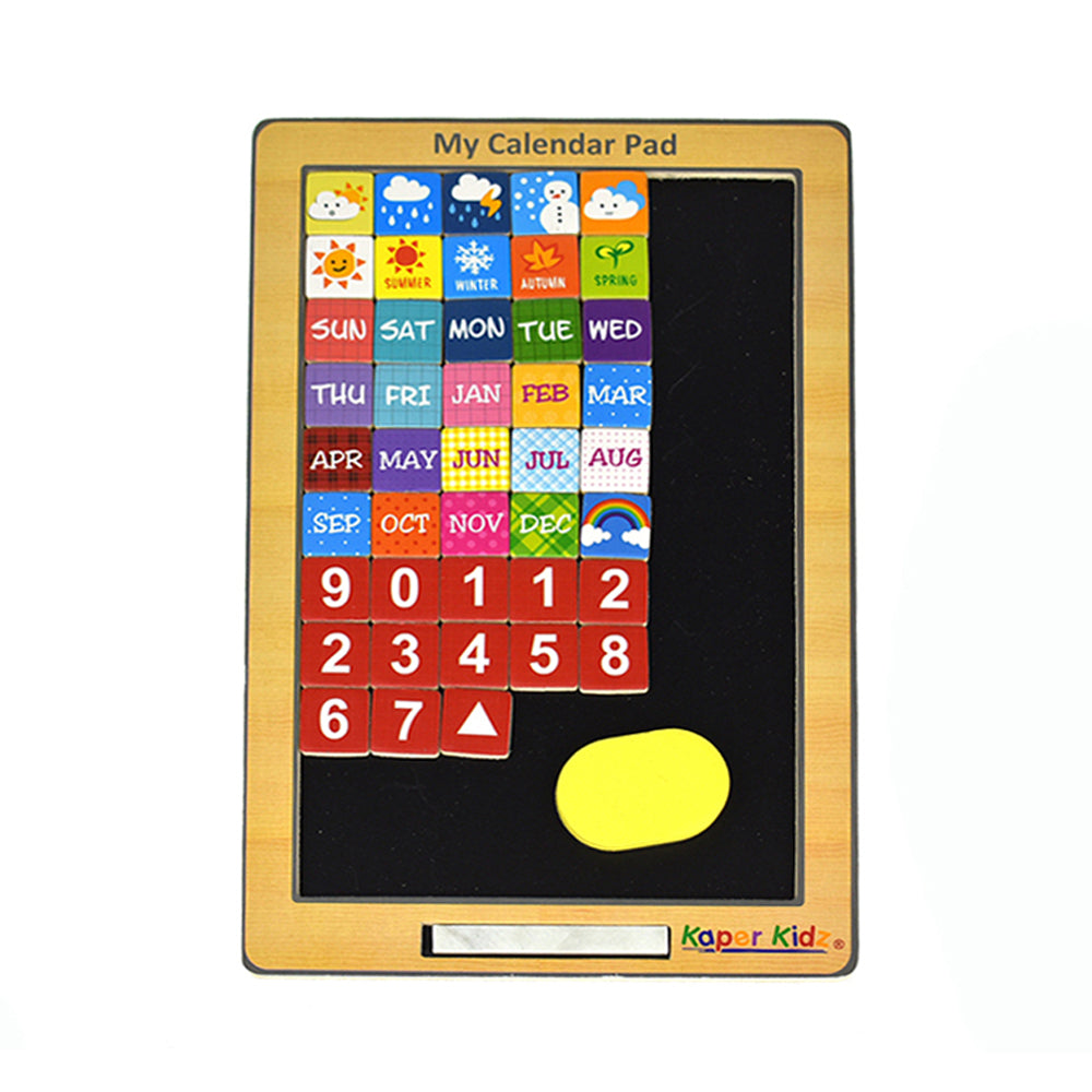 Kaper Kidz 17.5cm Magnetic Chalk Board Wooden Pad Calendar/Season Toddler 3y+ — image 4