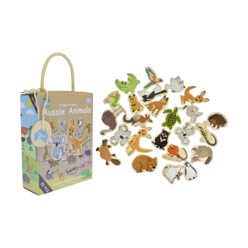 Koala Dream 25Pcs 2y+ Fridge Friends Wooden Magnetic Australian Animals