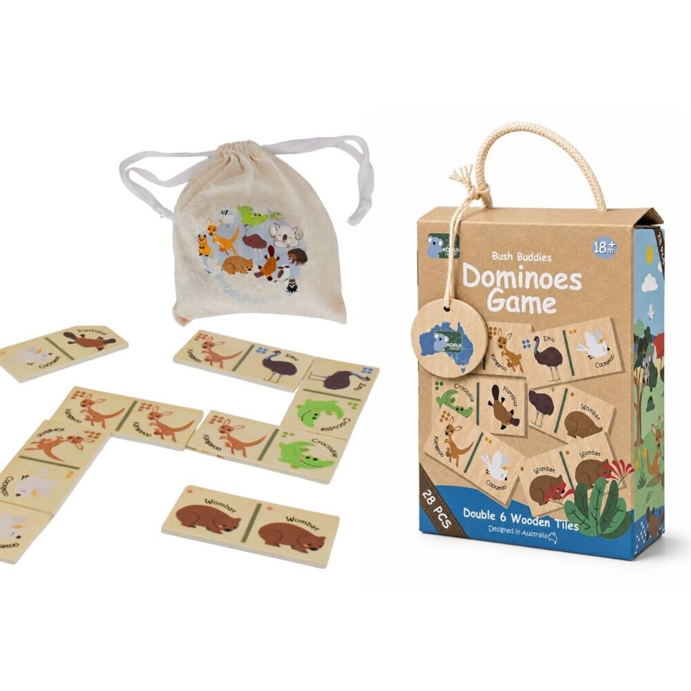Koala Dream Bush Buddies Wooden Memory Game & Dominoes Set Ages 18m+ — image 8