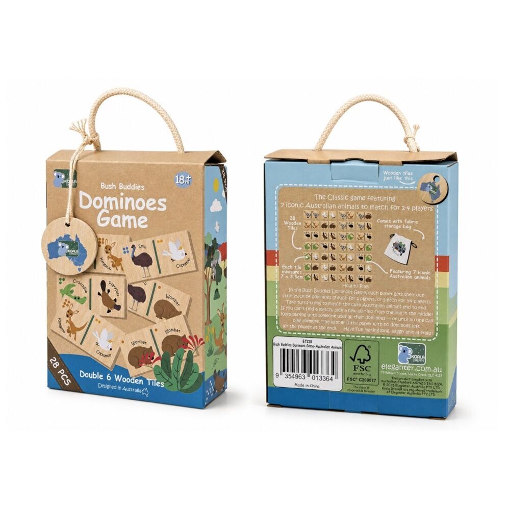 Koala Dream Bush Buddies Wooden Memory Game & Dominoes Set Ages 18m+ — image 9