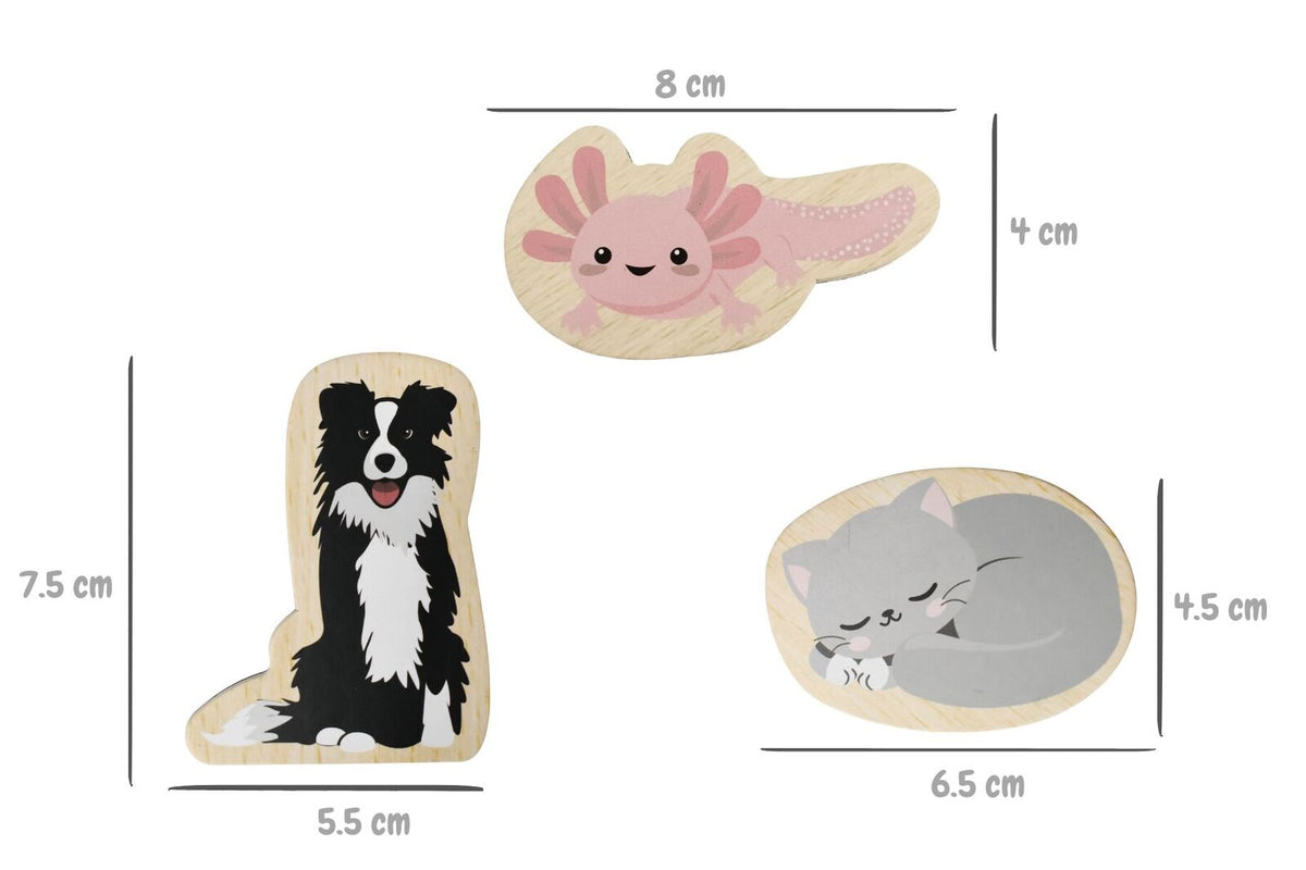 Koala Dream Fridge Friends Pets Wooden Magnets/Toy 2y+ (30 Pieces) — image 7