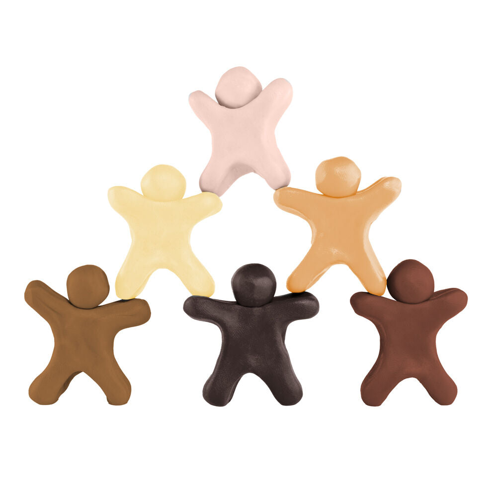 Educational Colours CreativeClay Friendship Colour 240g Skin Tones (6 Pieces) — image 2