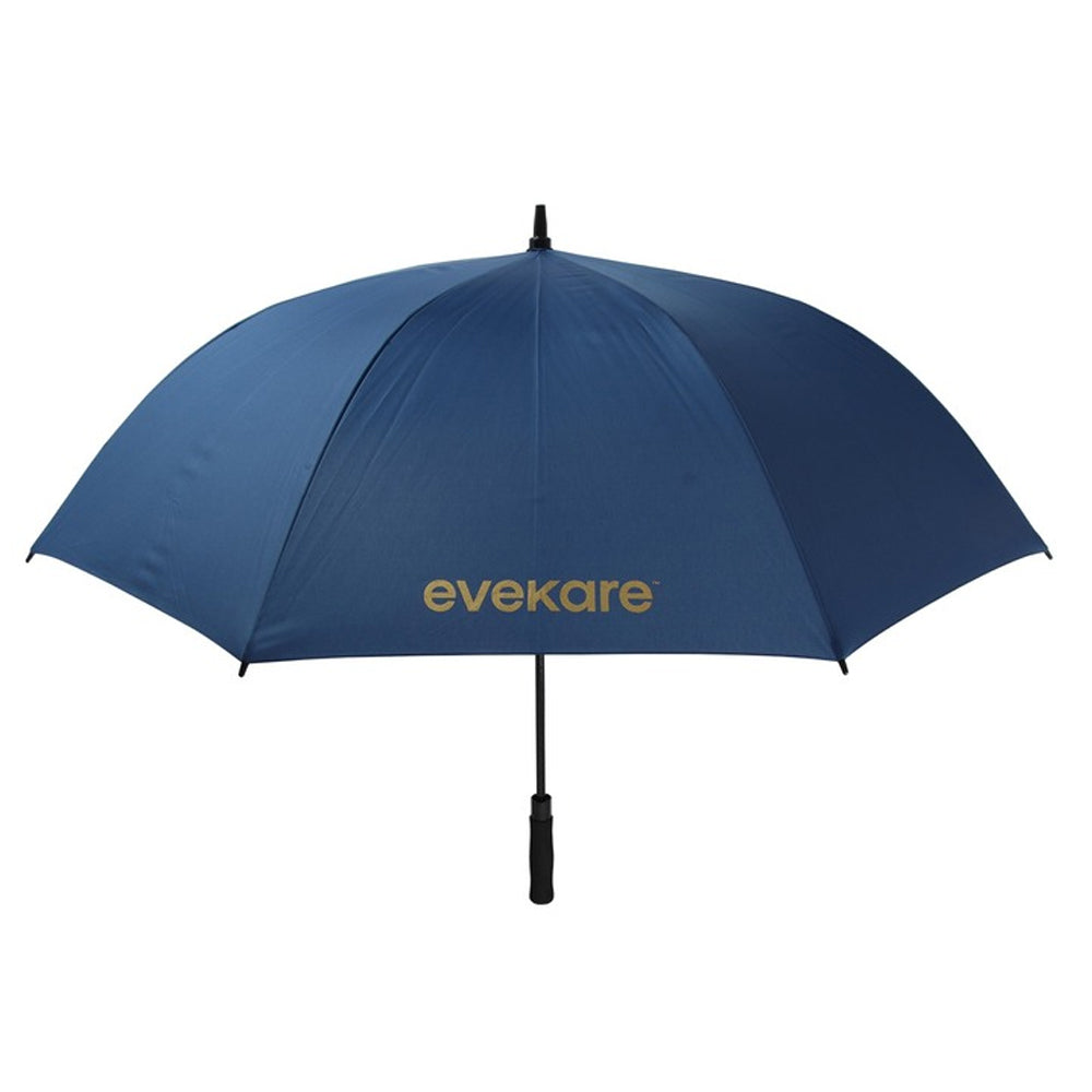 Evekare 150cm Automatic Open Soft Grip Large Canopy Shade/Rain Use Umbrella Blue
