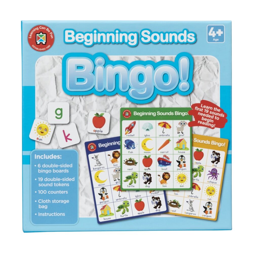 Learning Can BE Fun 6y+ Beginning Sounds Bingo Phonics Game Educational — image 4