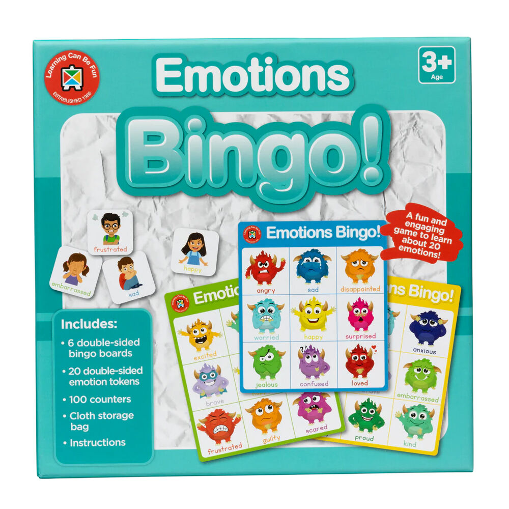 Learning Can BE Fun 3y+ Emotions Bingo Educational Childrens Toy