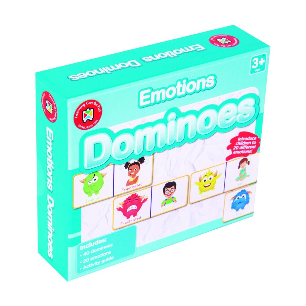 Learning Can BE Fun Emotions Dominoes Kids Early Education Game 3y+ (40 Pieces) — image 4