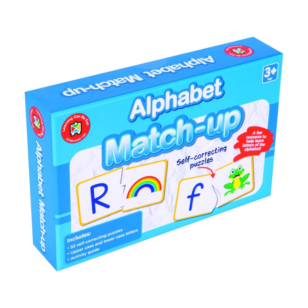 Learning Can BE Fun Alphabet Match-Up 52 Self Correcting Puzzles Kids 3y+ (3 Pack) — image 6