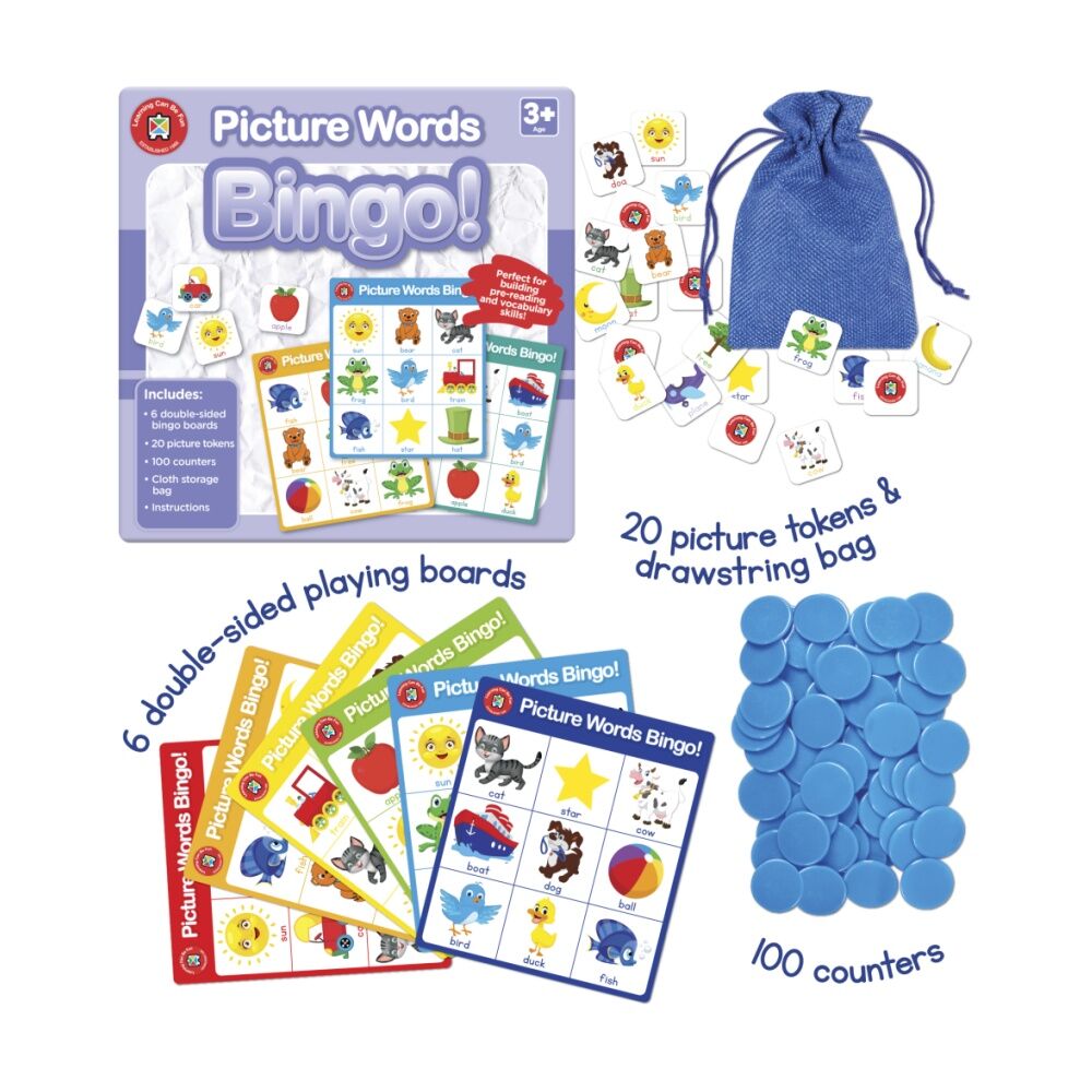 Learning Can BE Fun 6y+ Maths/Literacy Bingo Childrens Game Set Educational — image 10