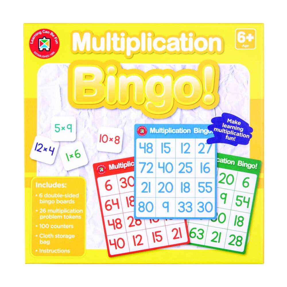Learning Can BE Fun 6y+ Maths/Literacy Bingo Childrens Game Set Educational — image 2