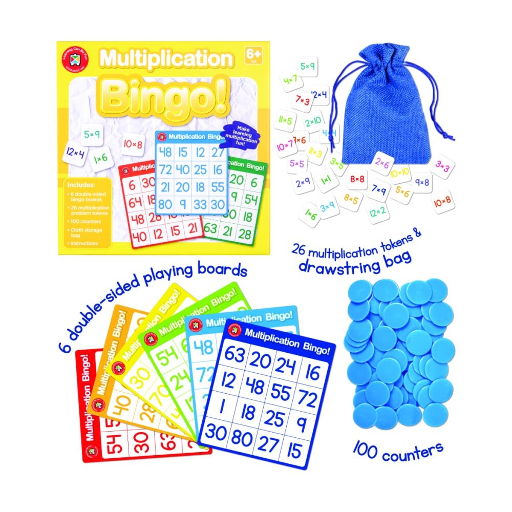 Learning Can BE Fun 6y+ Maths/Literacy Bingo Childrens Game Set Educational — image 4