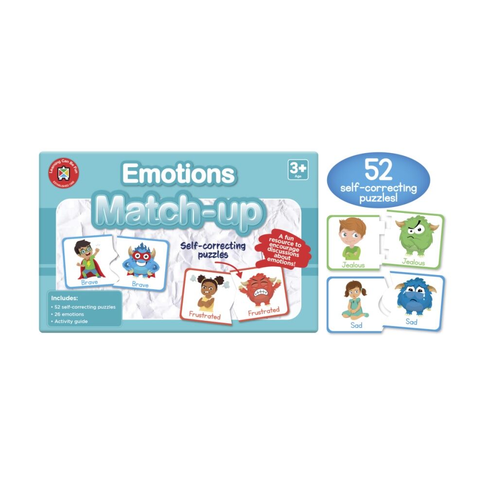 Learning Can BE Fun 3y+ Emotions Match-Up 52 Educational Puzzles for Kids — image 2