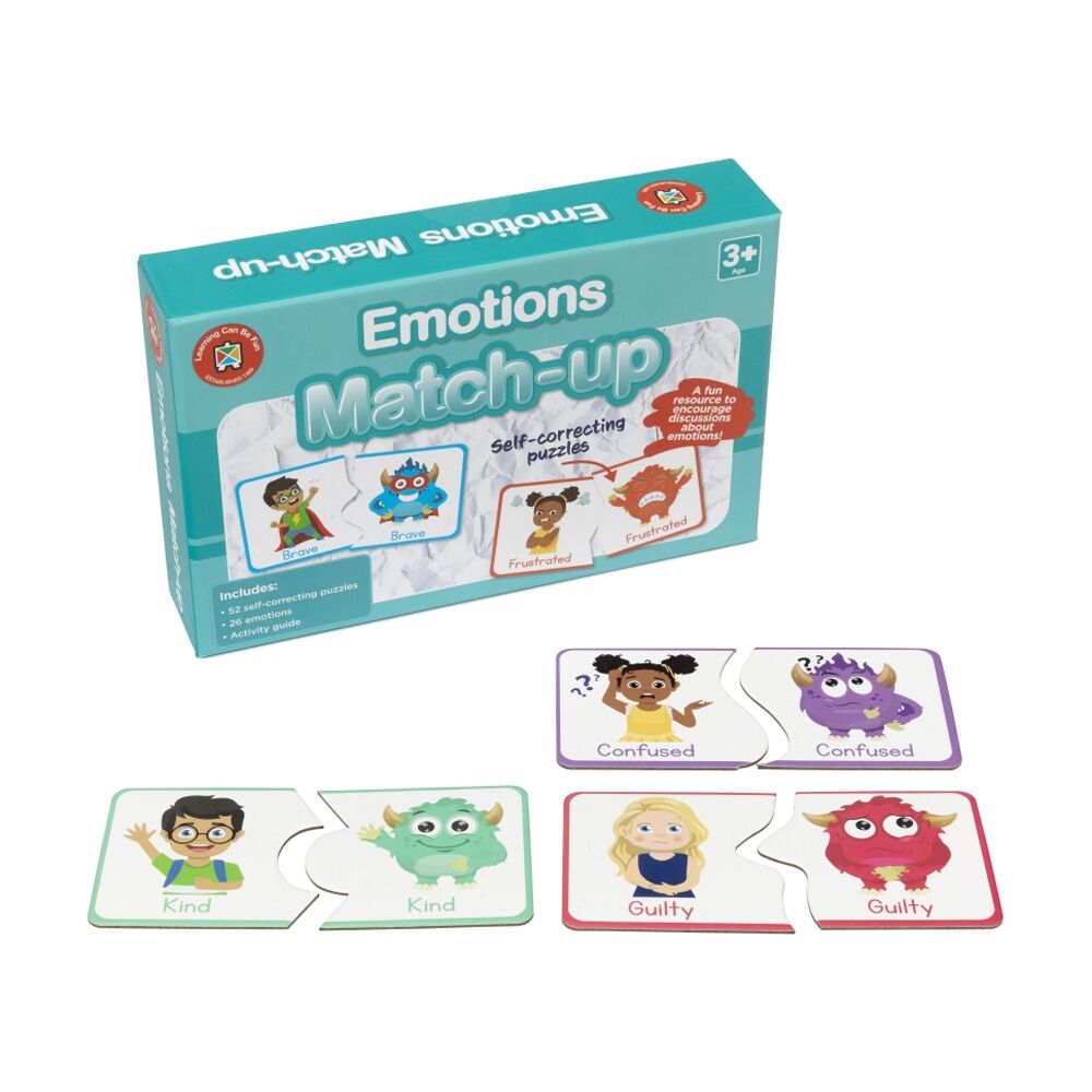 Learning Can BE Fun 3y+ Emotions Match-Up 52 Educational Puzzles for Kids — image 3