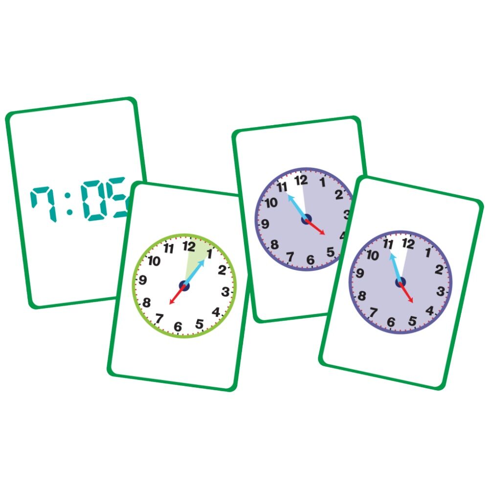 Learning Can BE Fun 6y+ What's The Time Snap! 80 Cards Digital/Analogue Game — image 3