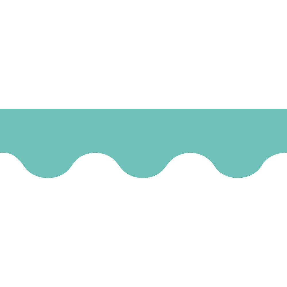 Learning Can BE Fun Growing Minds Teal Rolled Scalloped Border 6.5 x 15.2cm (3 Pack) — image 3
