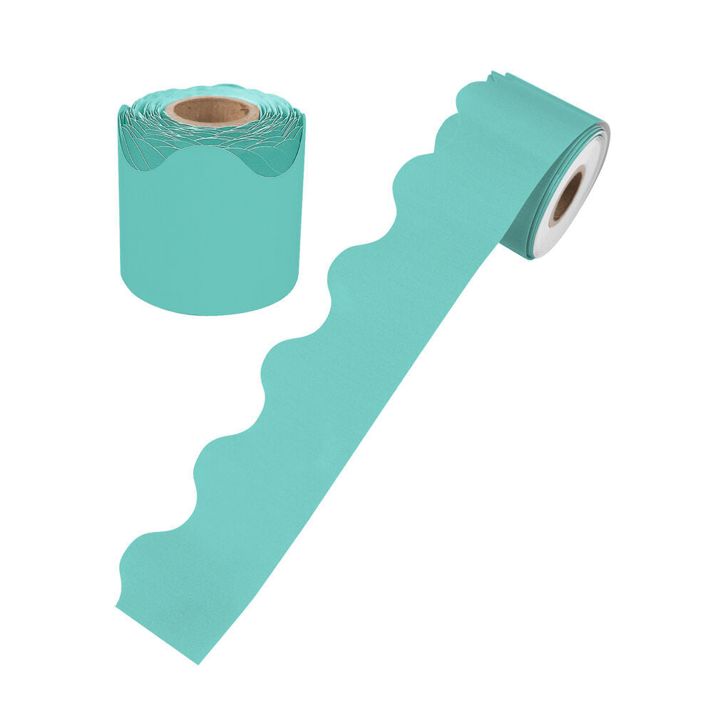 Learning Can BE Fun 6.5 x 15.2cm Growing Minds Teal Rolled Scalloped Border — image 3
